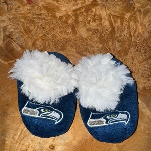 NFL Kids Slippers - Blue and White